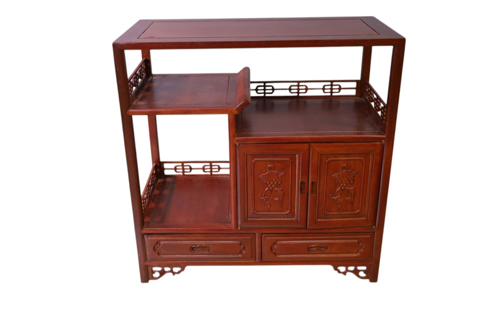 CHINESE HARDWOOD HALL CABINET (1 of 3)