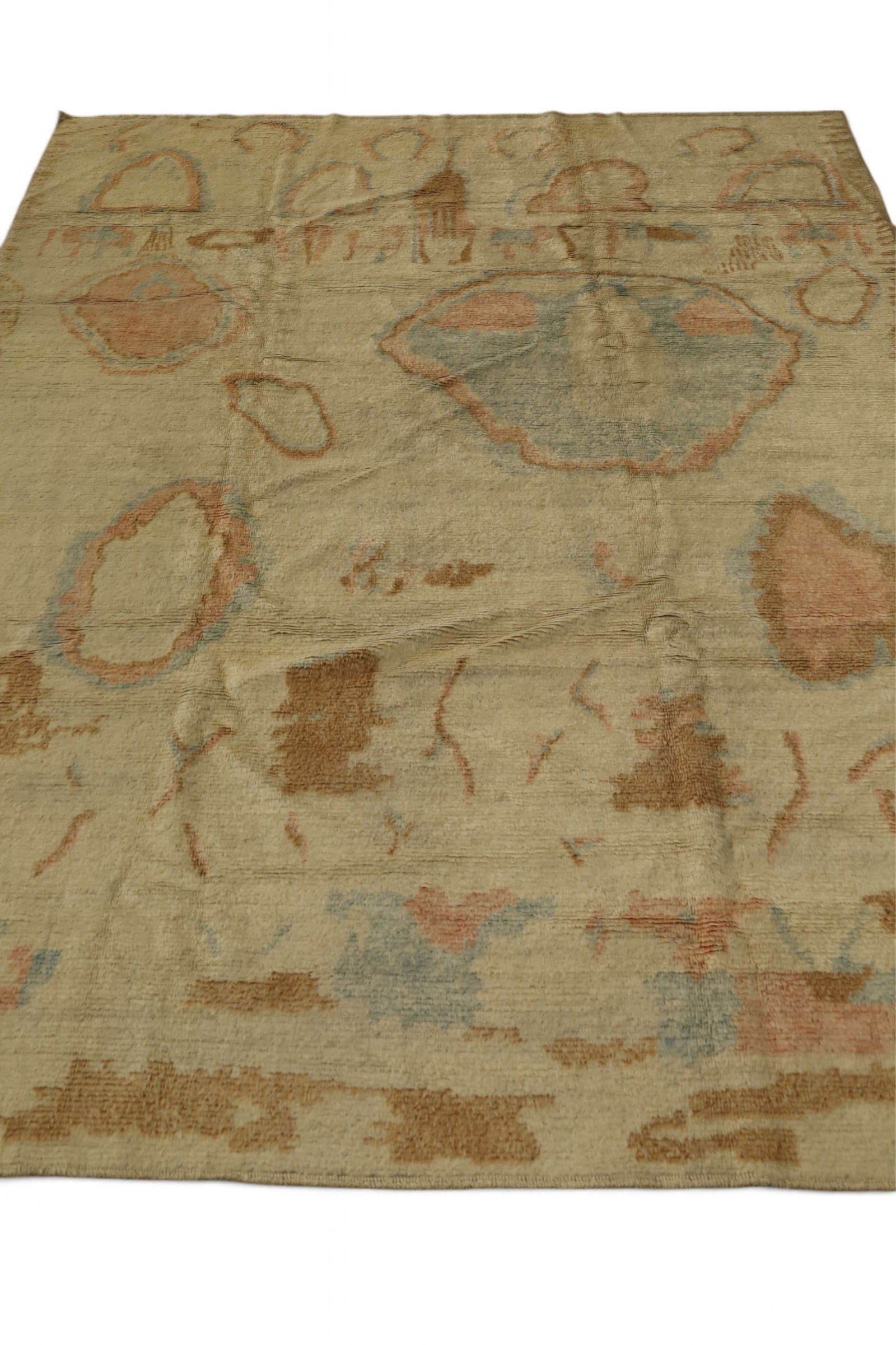 APPROX 8' 3" x 11' 9" HANDMADE WOOL RUG (1 of 4)