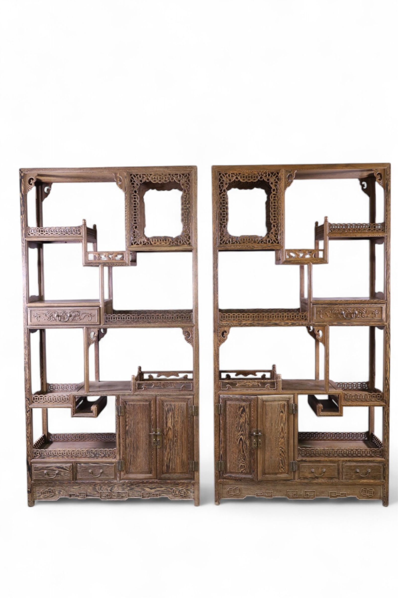 PAIR OF CHINESE ETAGERES (1 of 5)