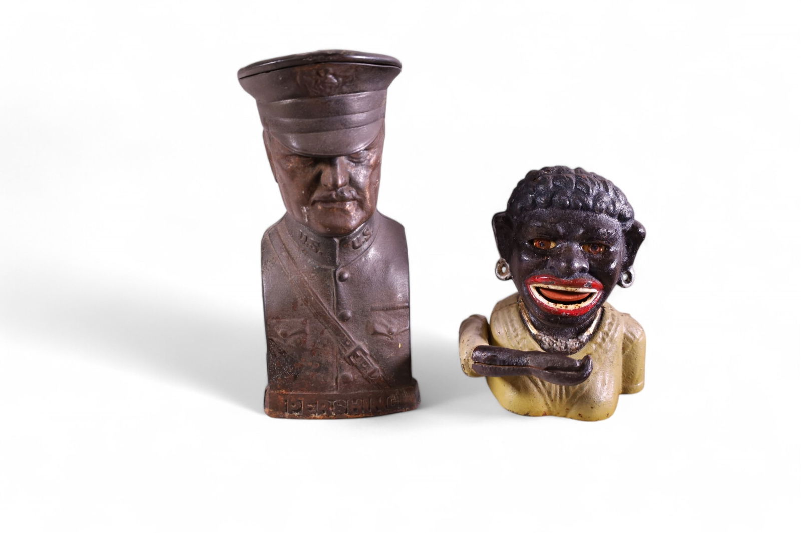 2 CAST IRON BANKS (1 of 3)