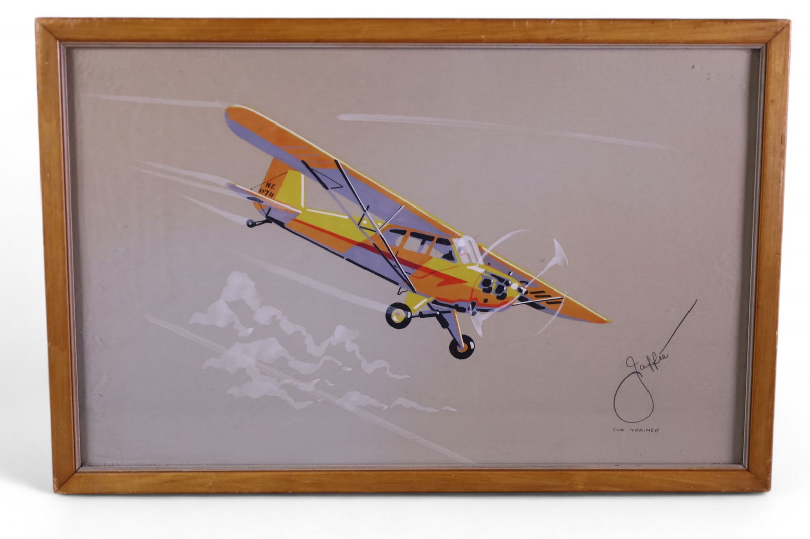 HARRY JAFFEE AIRPLANE GOUACHE (1 of 3)