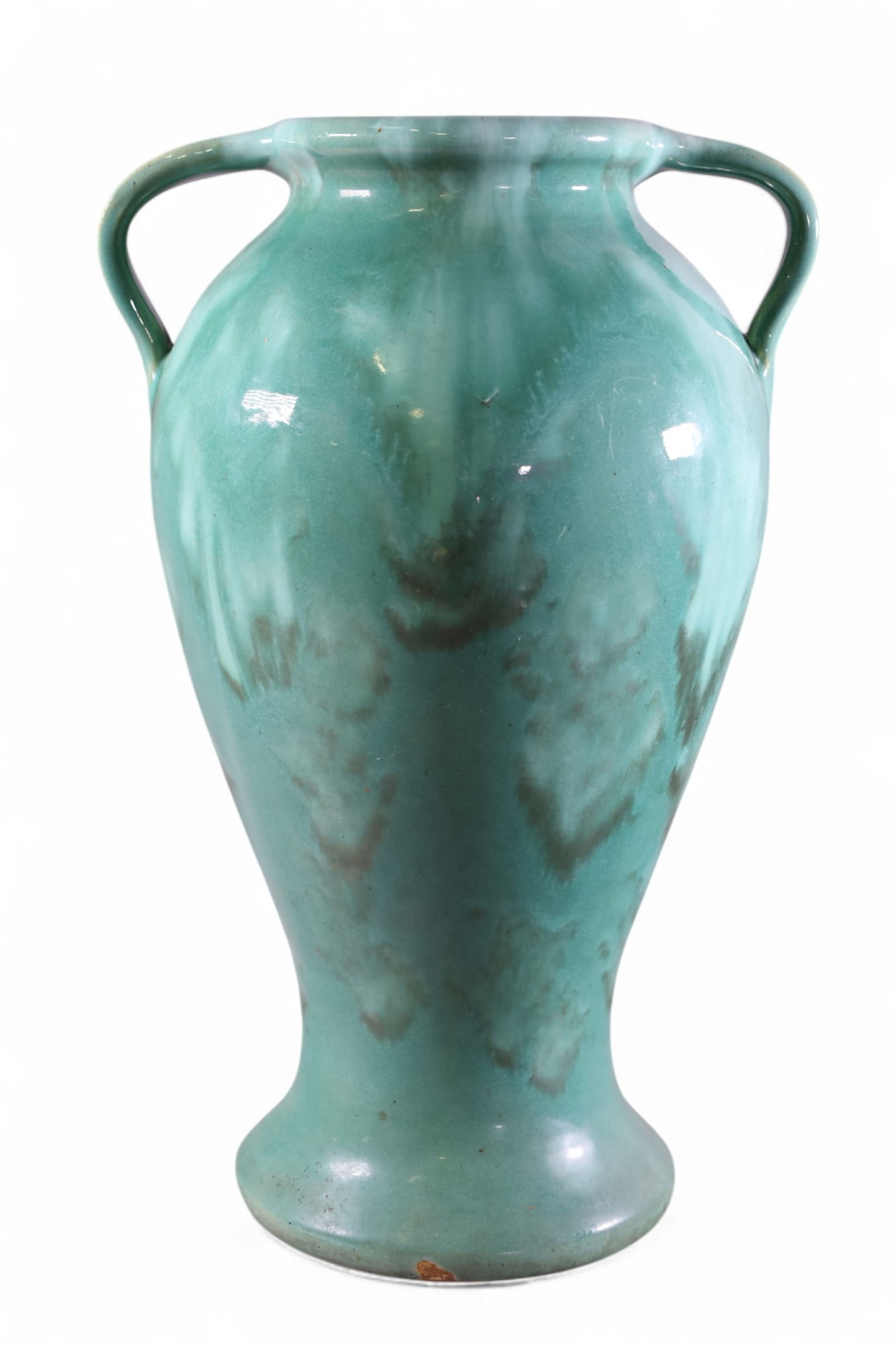 TALL 2 HANDLED POTTERY VASE (1 of 3)