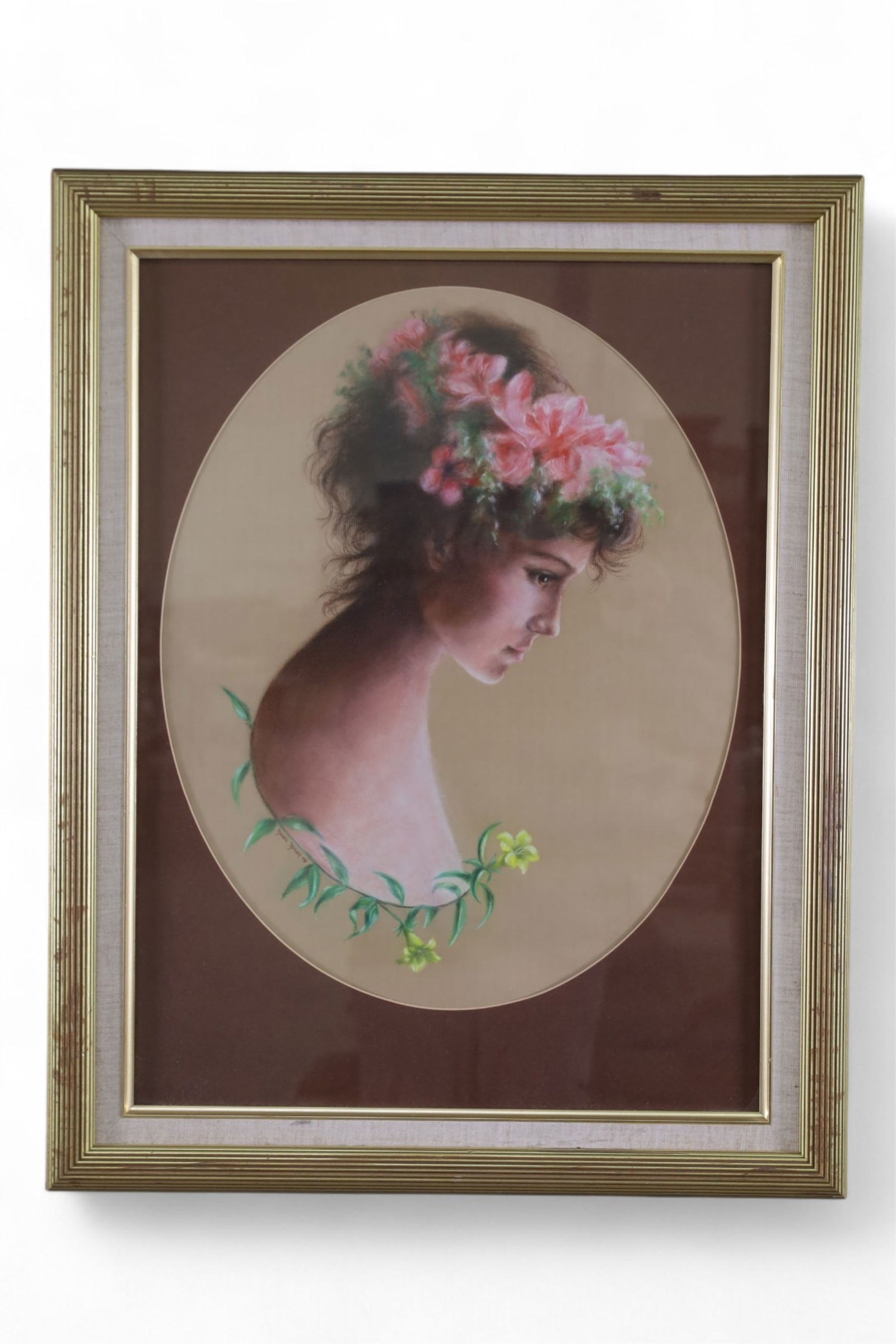 PORTRAIT PASTEL OF A LADY (1 of 2)