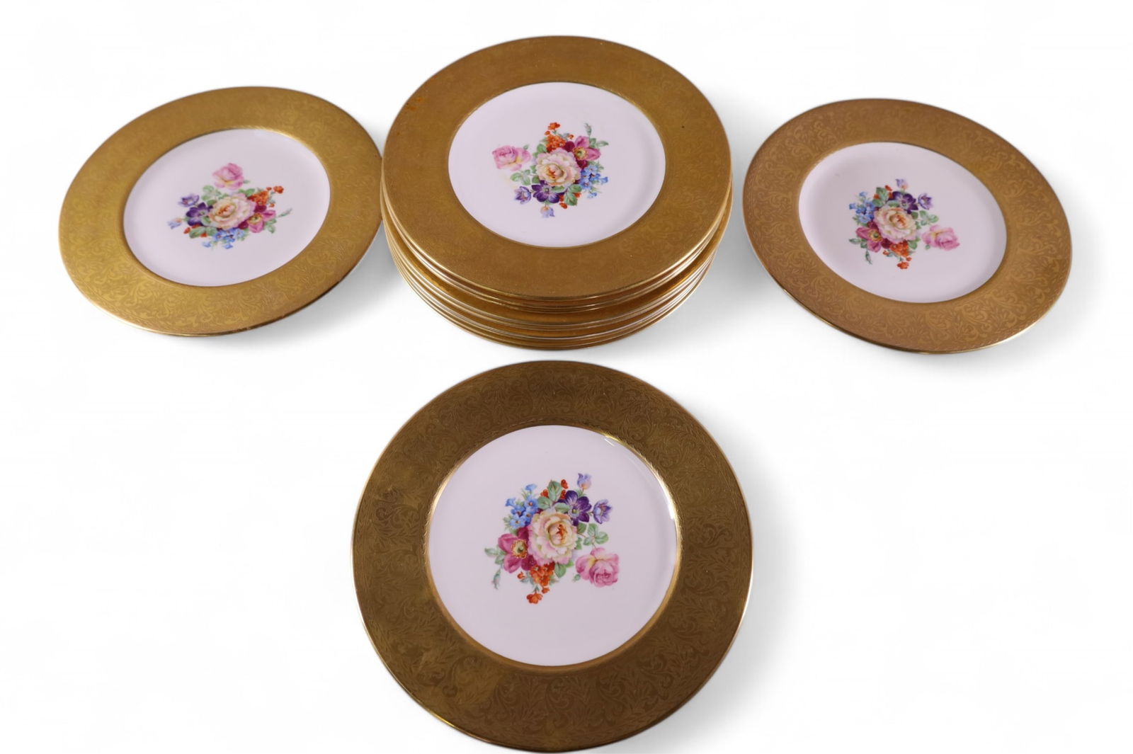 SET OF 12 B. HENRICH PLATES (1 of 3)