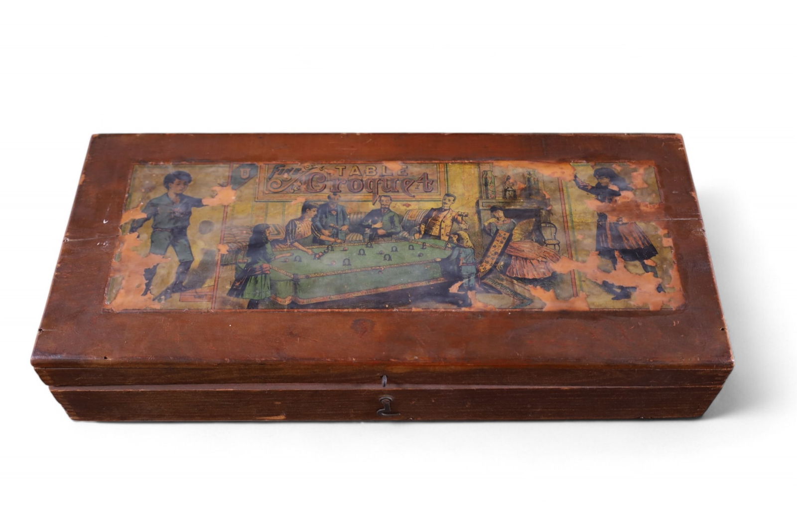 VICTORIAN TABLE CROQUET SET (1 of 2)