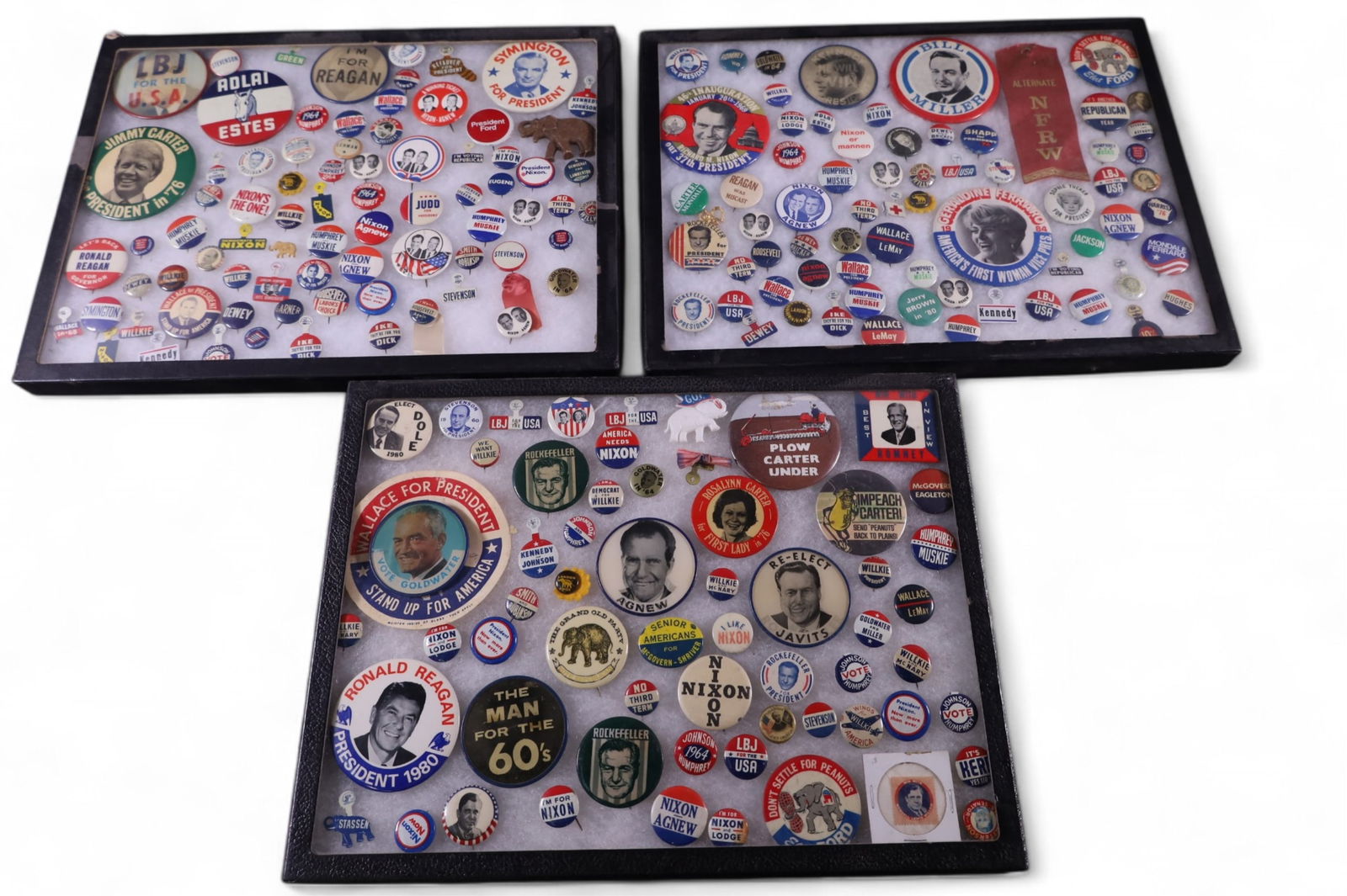 COLLECTION OF POLITICAL BUTTONS & PINS (1 of 4)