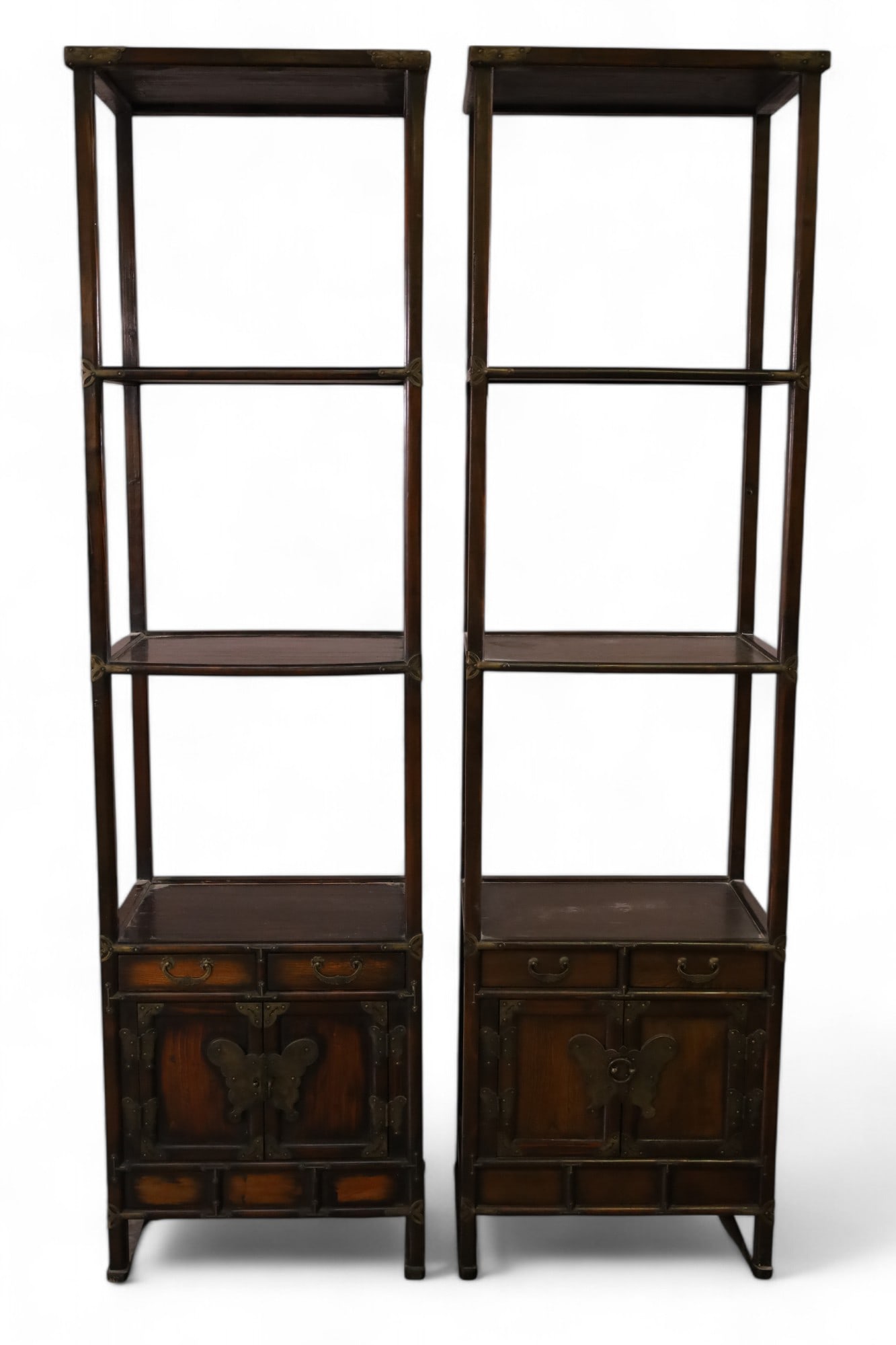 PAIR OF CHINESE ETAGERES (1 of 3)