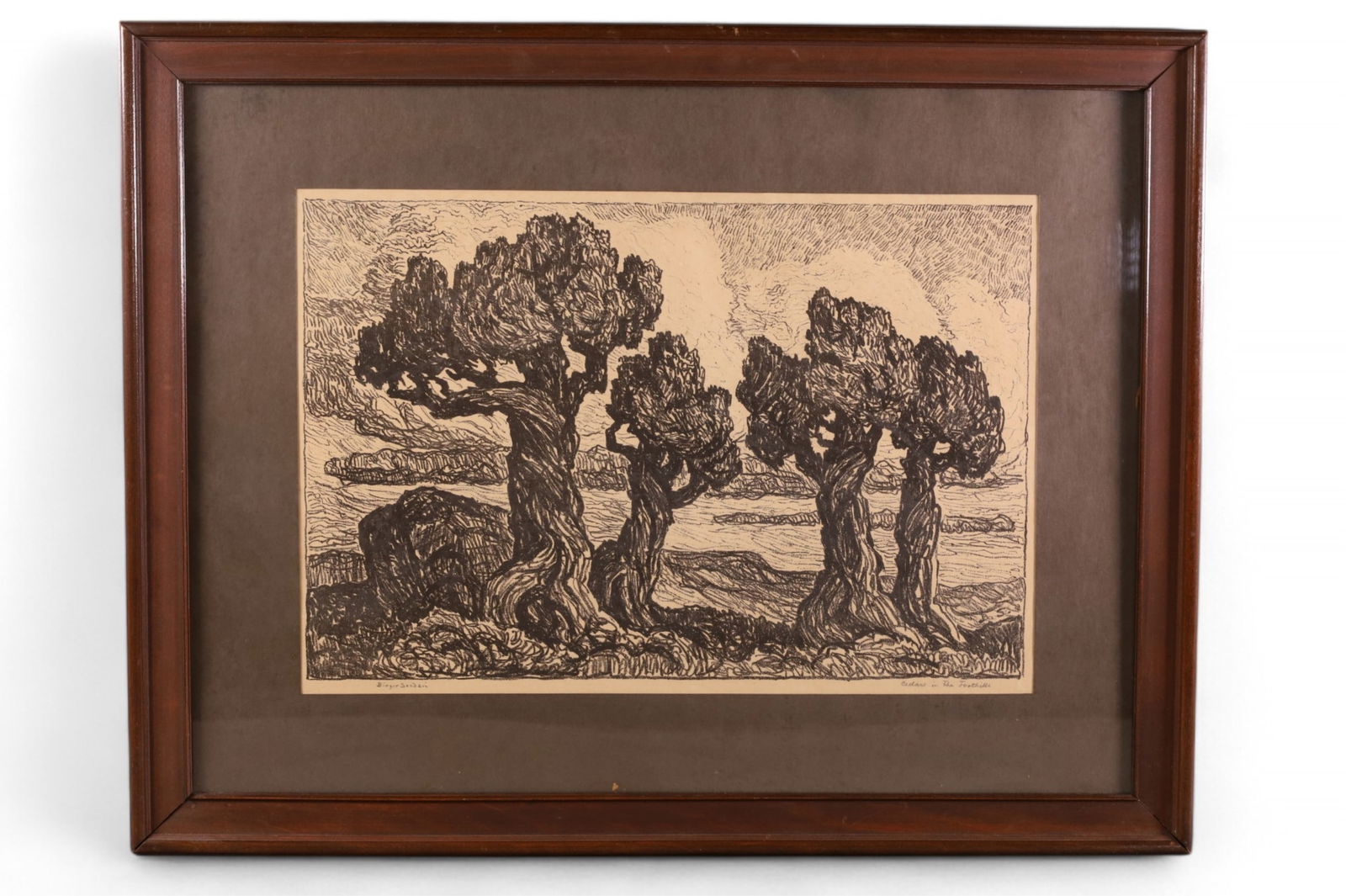 BIRGER SANDZEN ARTIST SIGNED PRINT (1 of 2)