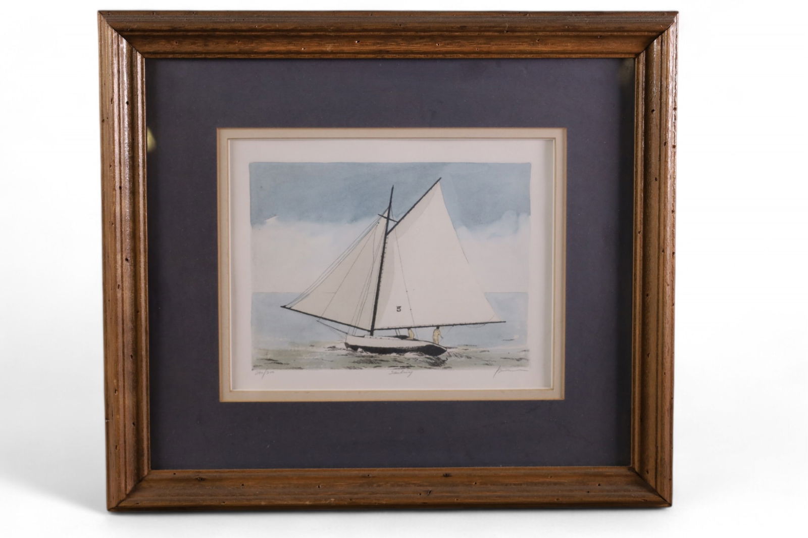 FRANK KACZMAREK FRAMED ETCHING (1 of 3)