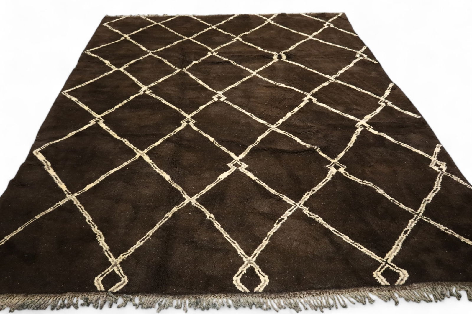 APPROX 11' 4" x 9' 3" HANDMADE WOOL RUG (1 of 4)