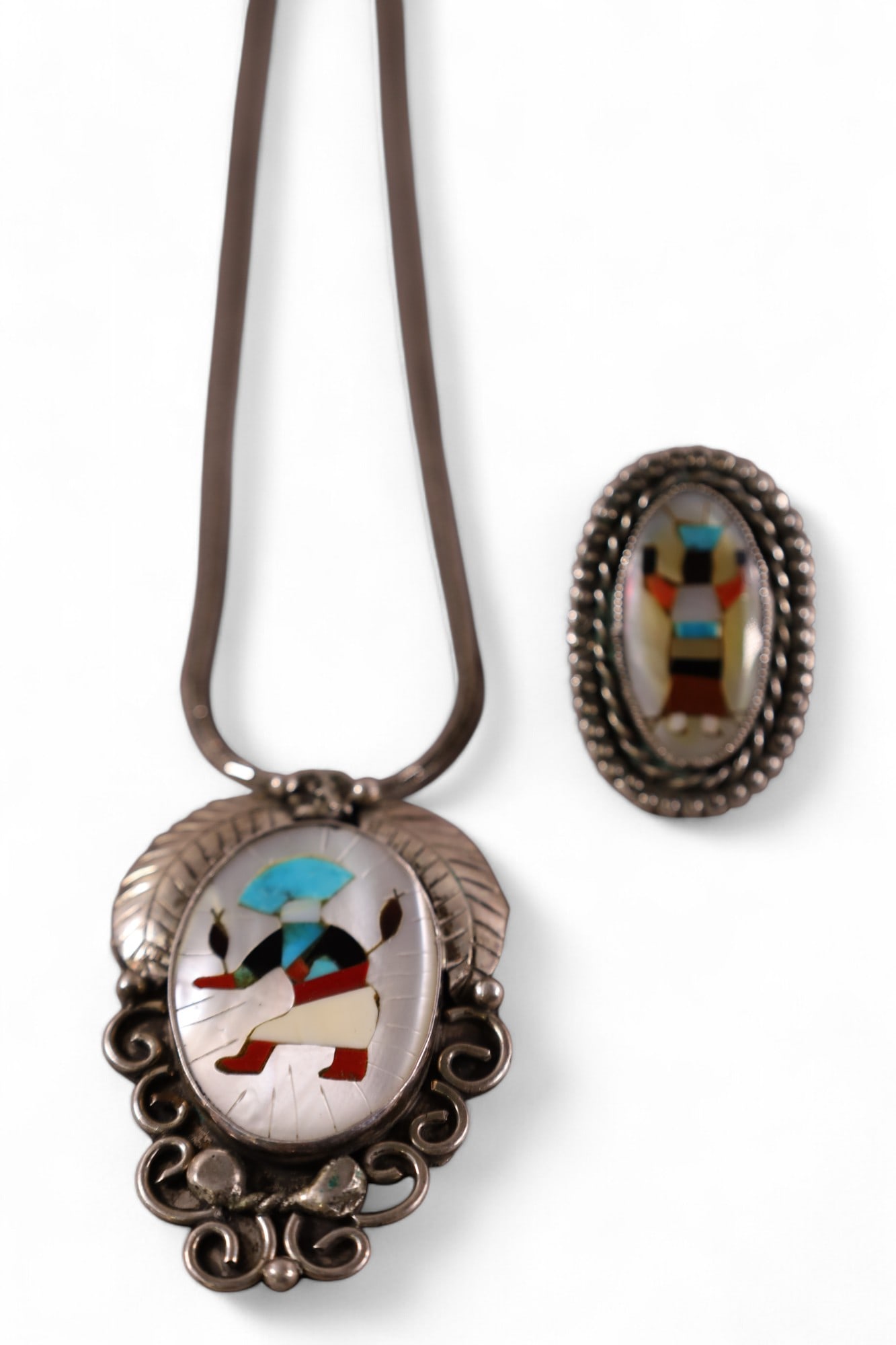 2 PIECE NATIVE AMERICAN JEWELRY SET (1 of 4)