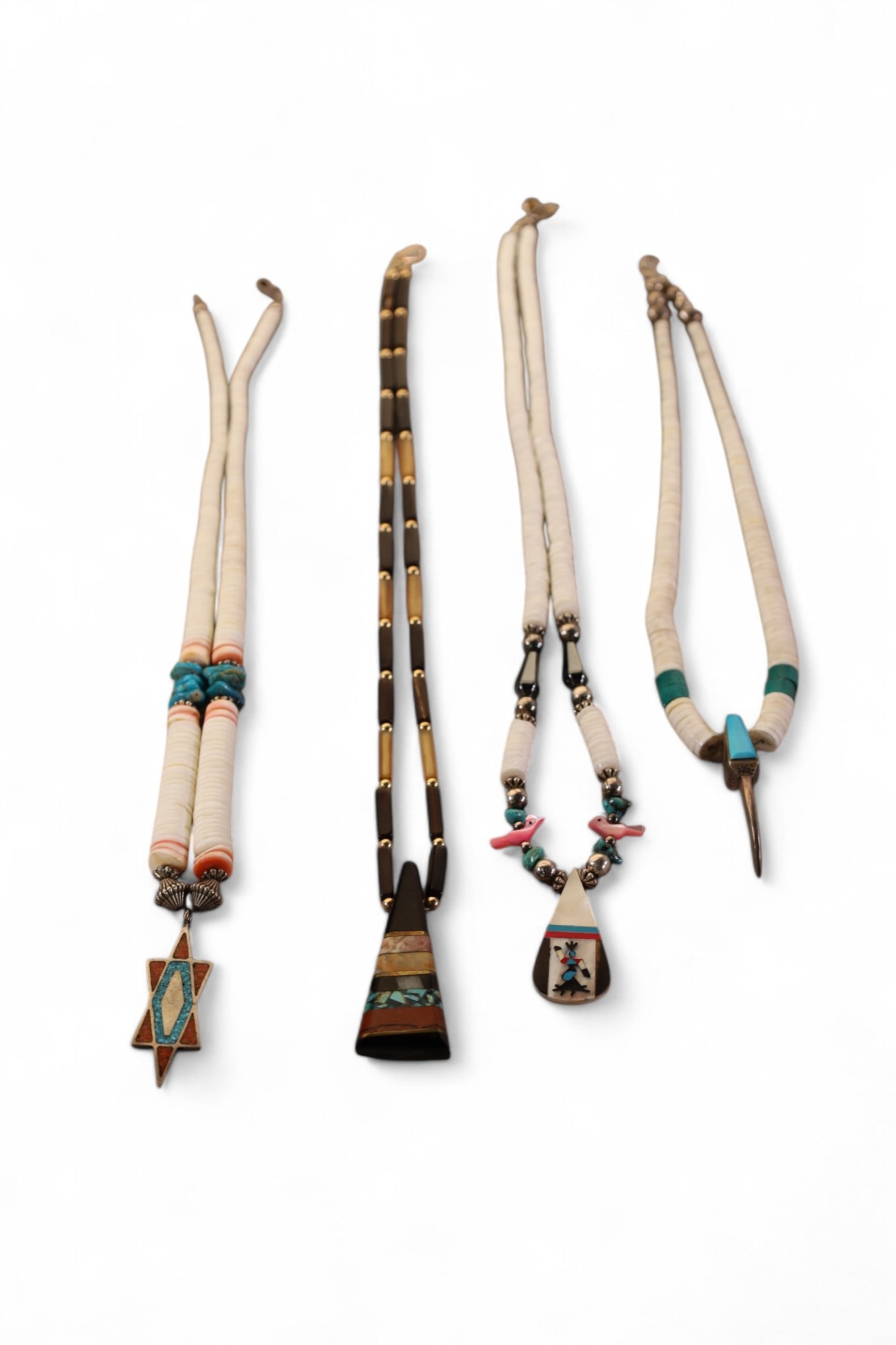 4 NATIVE AMERICAN NECKLACES (1 of 3)