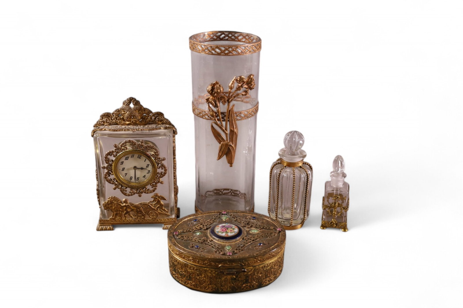 5 PIECE FRENCH STYLE DRESSER SET (1 of 5)