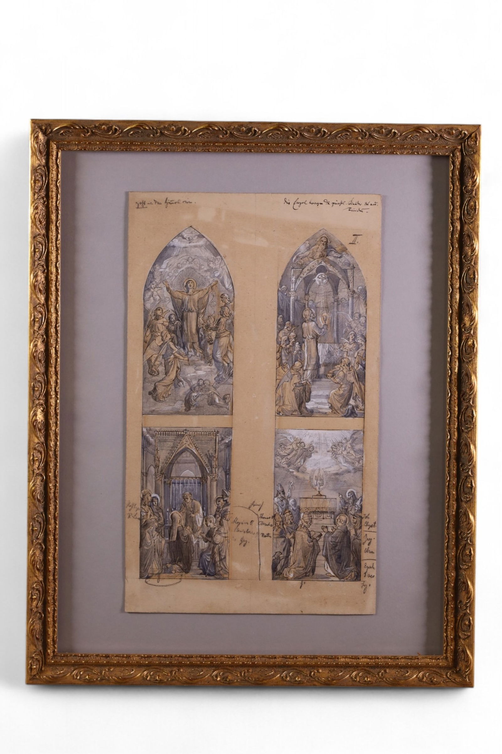 FRAMED RELIGIOUS PANEL (1 of 3)