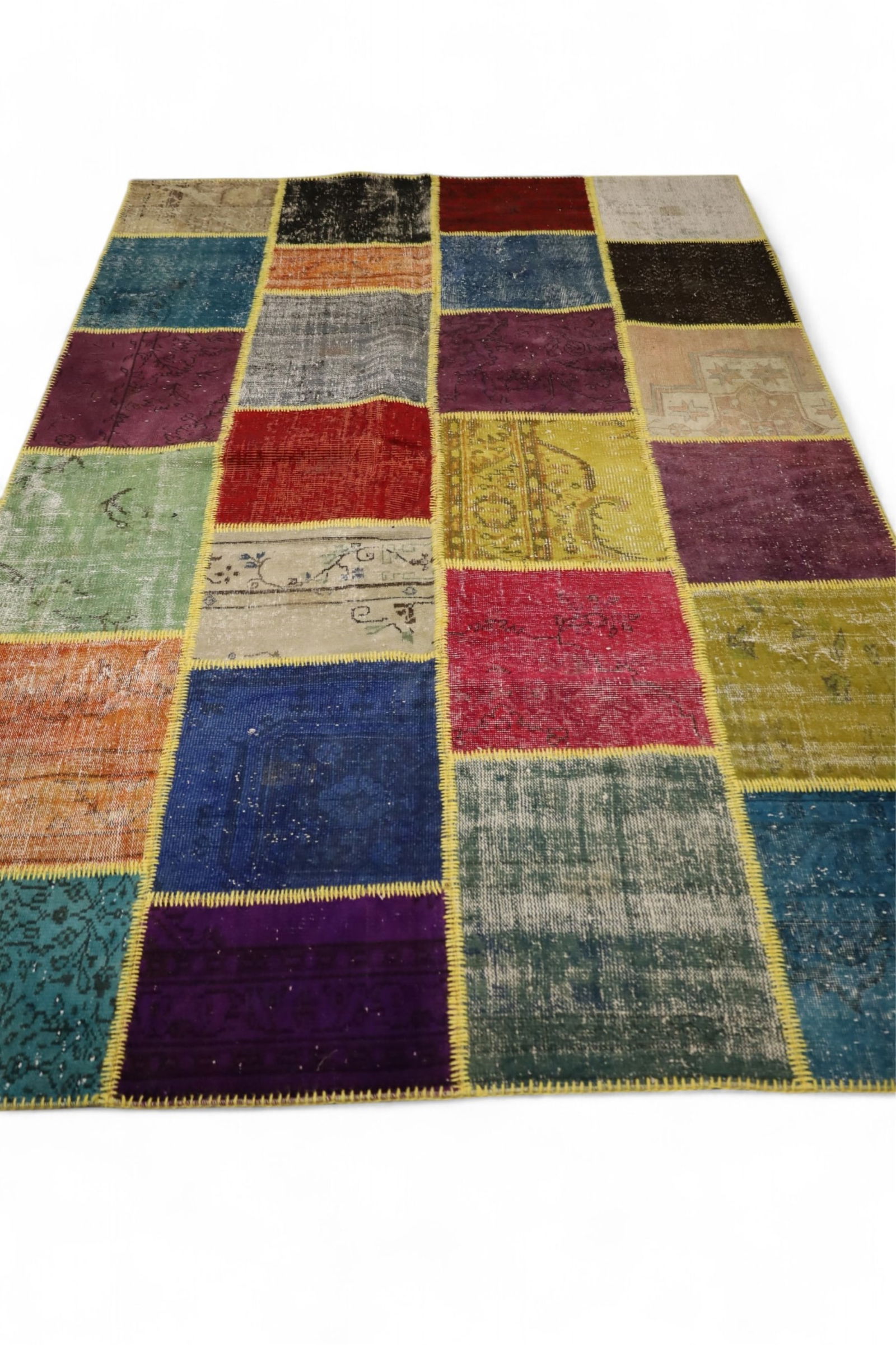 APPROX 6' 7" x 9' 11" HANDMADE WOOL RUG (1 of 4)