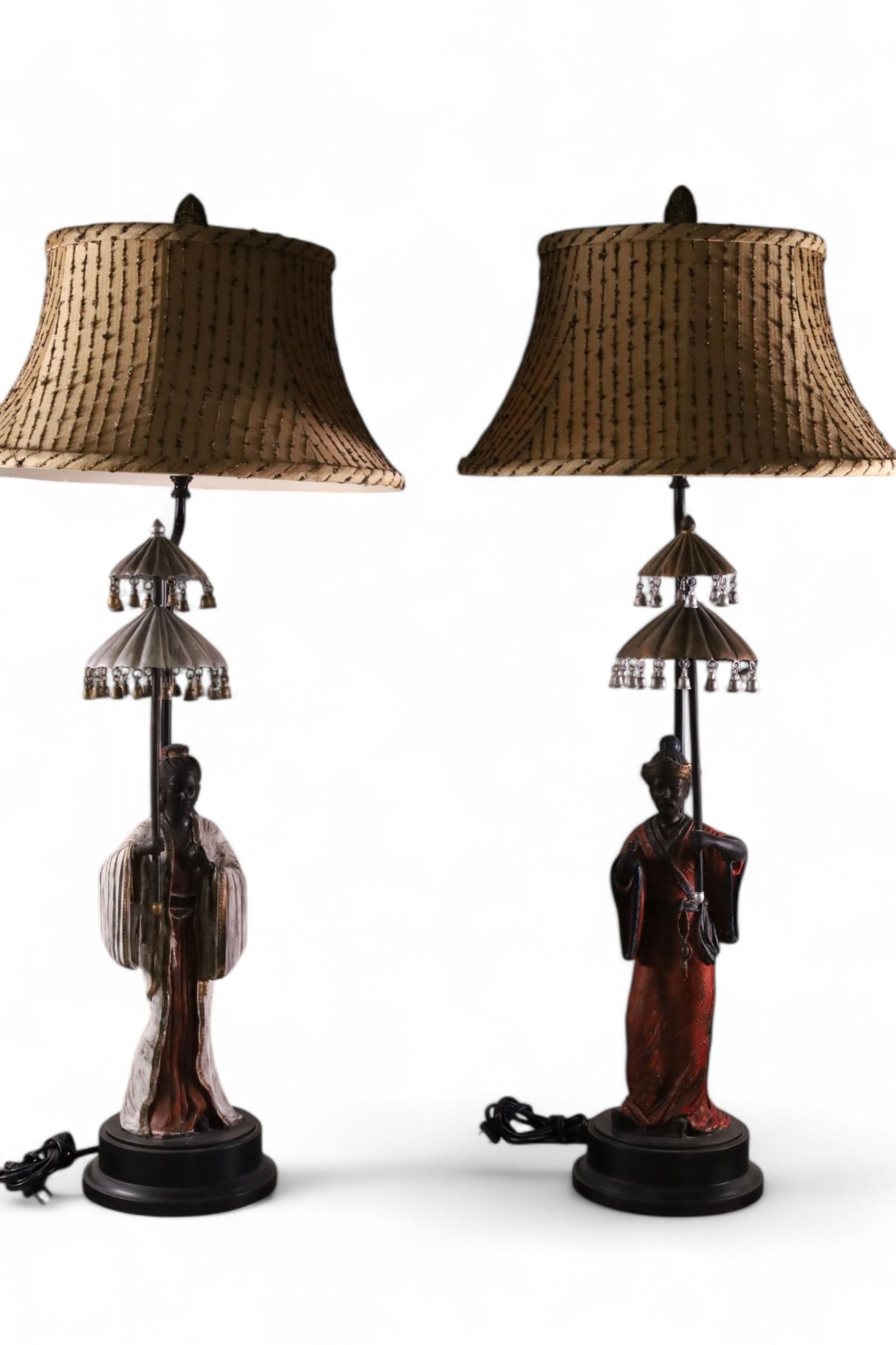 PAIR OF BRADBURN GALLERY FIGURAL TABLE LAMPS (1 of 4)