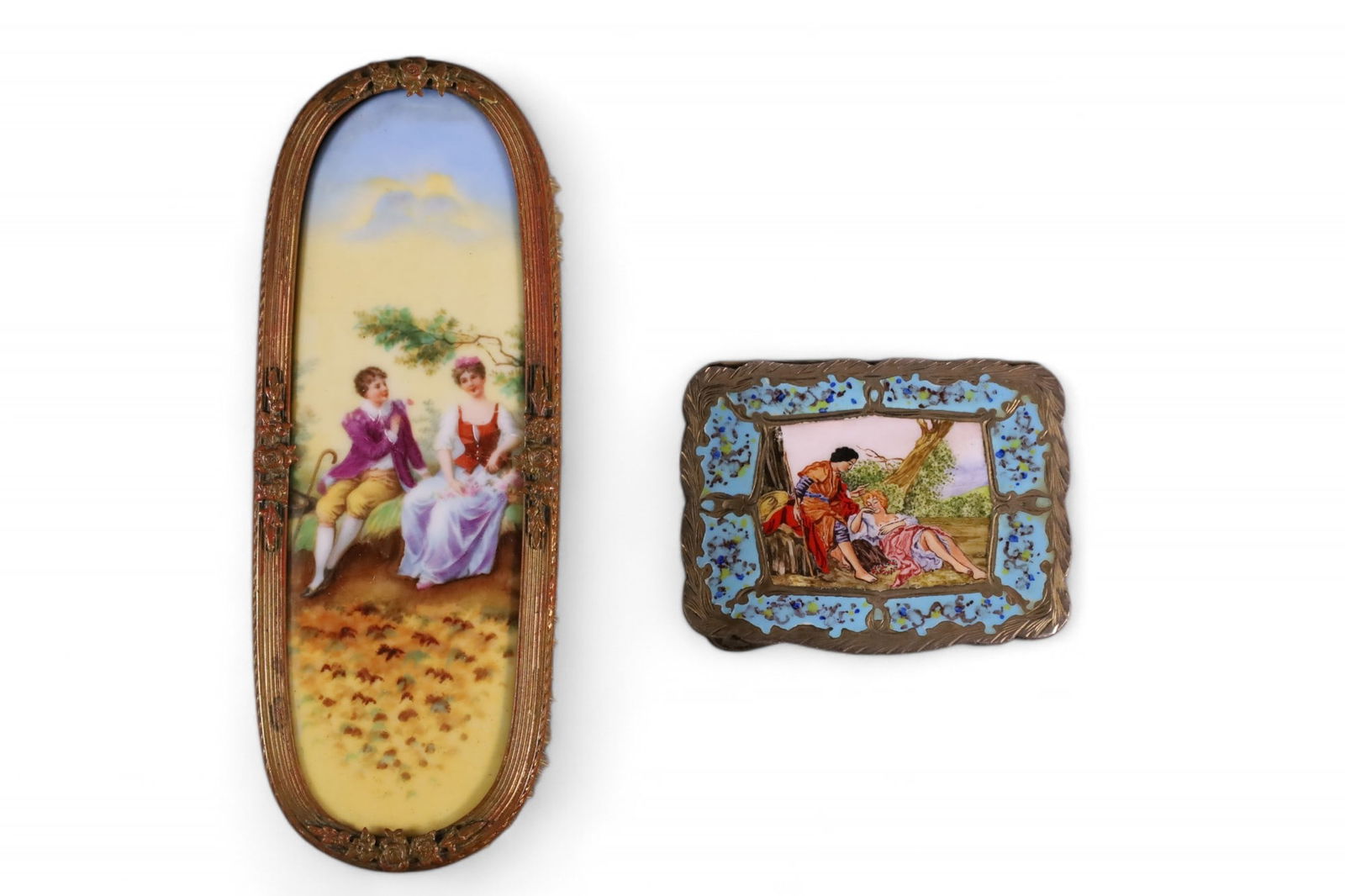 TWO PIECES OF ENAMEL (1 of 5)