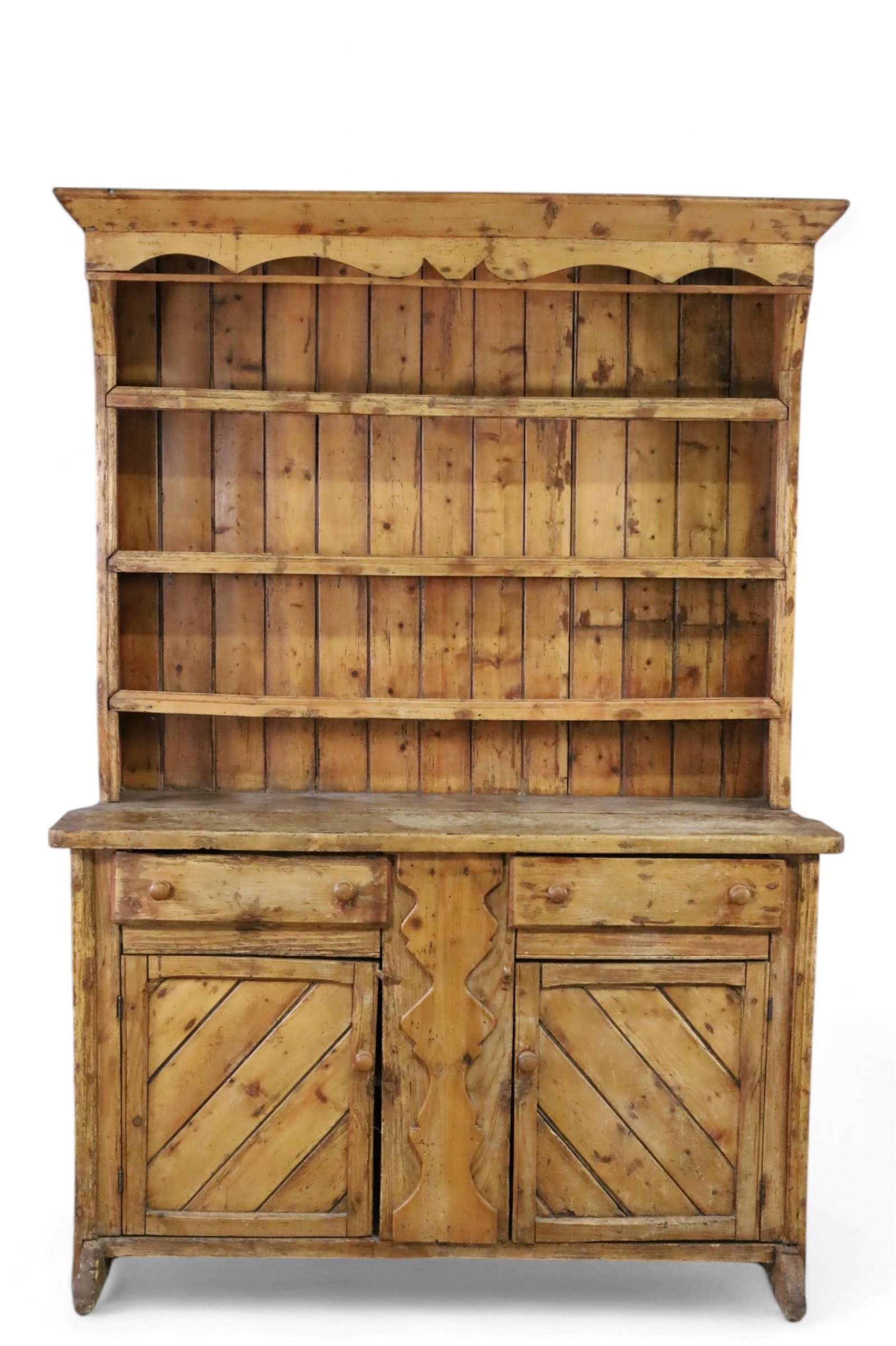 PRIMITIVE PINE HUTCH (1 of 5)