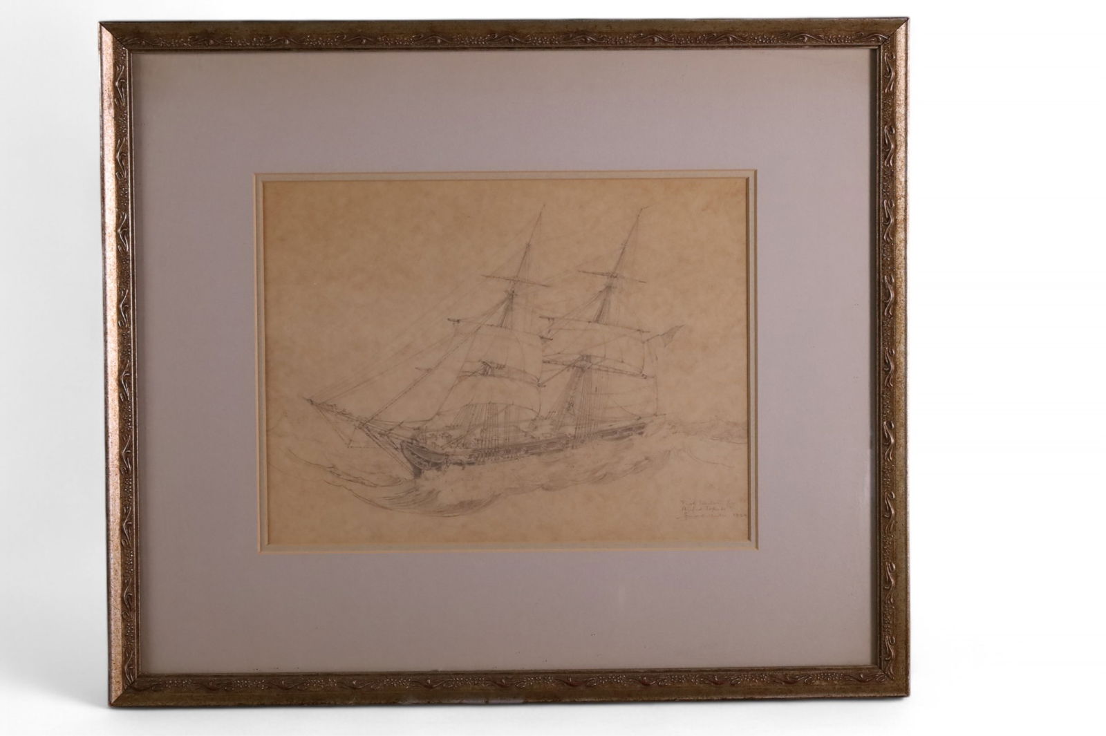 SAIL SHIP PENCIL SKETCH (1 of 6)