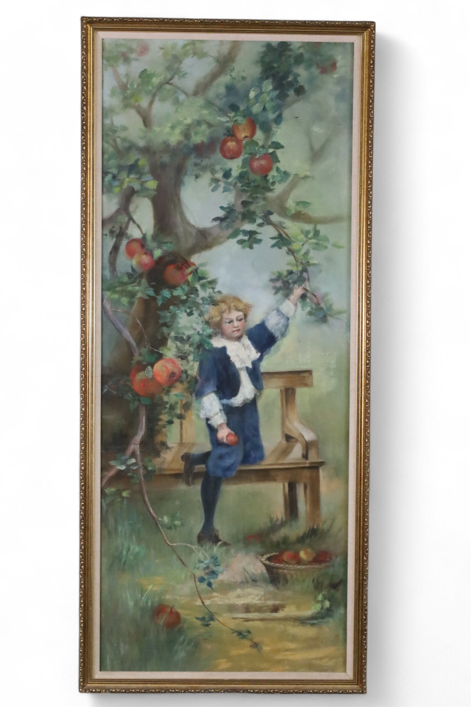 LARGE VICTORIAN OIL PAINTING (1 of 1)