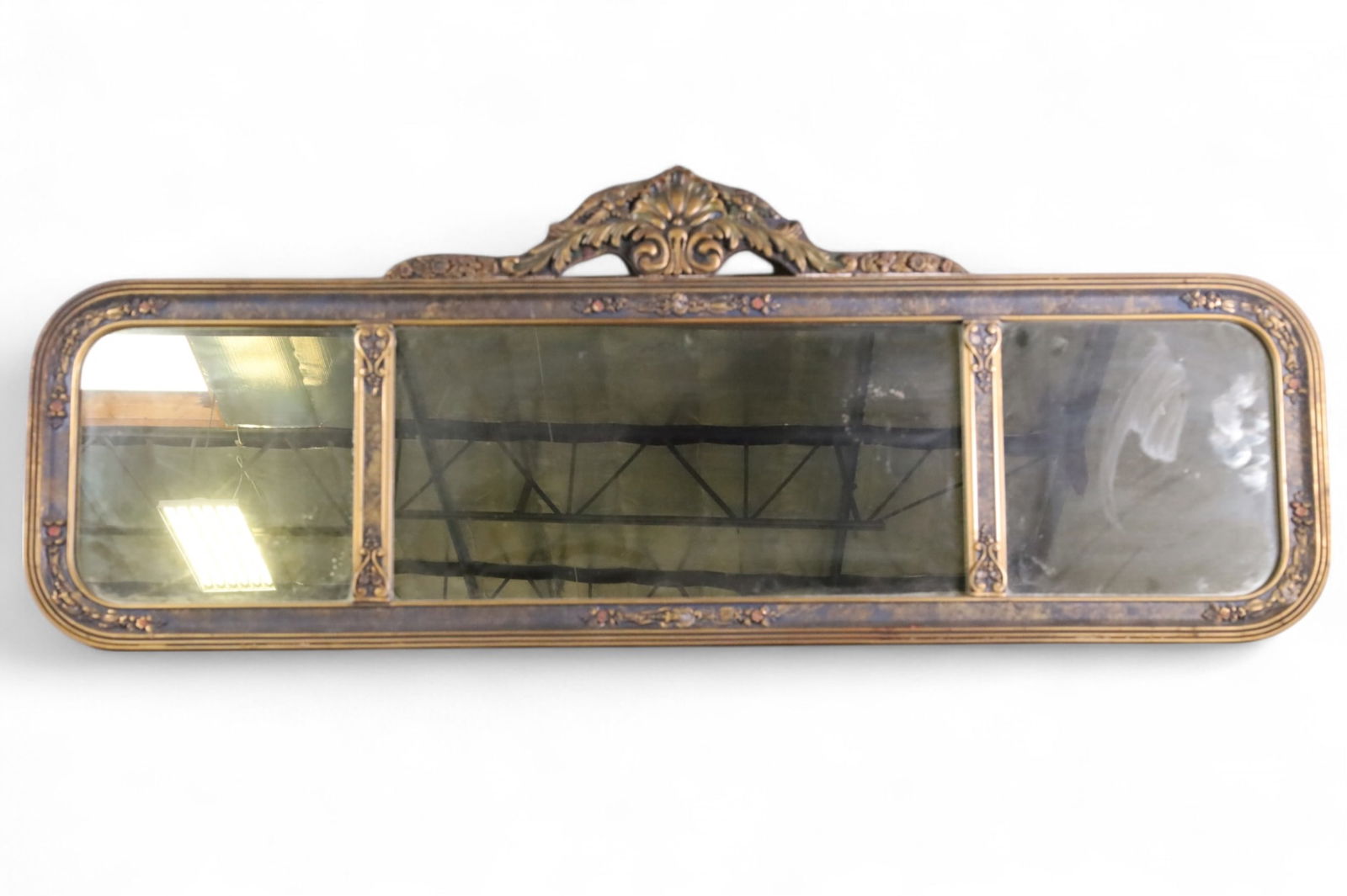 1920'S 3 PANEL BUFFET MIRROR (1 of 3)