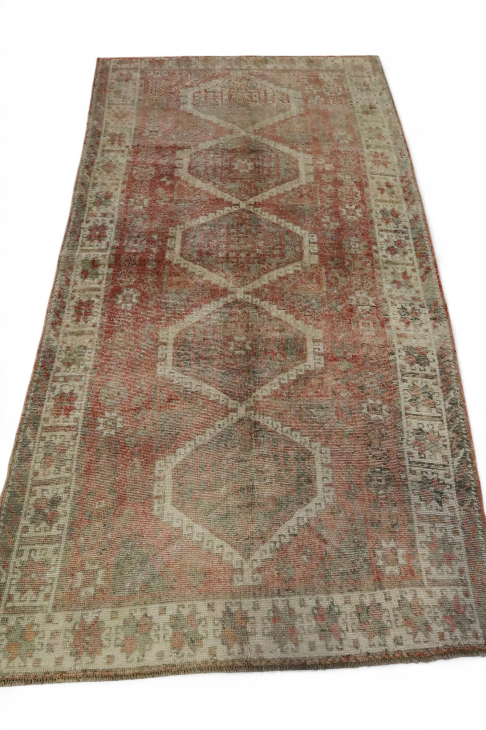 APPROX 8' x 4' 5" HANDMADE WOOL RUG (1 of 4)