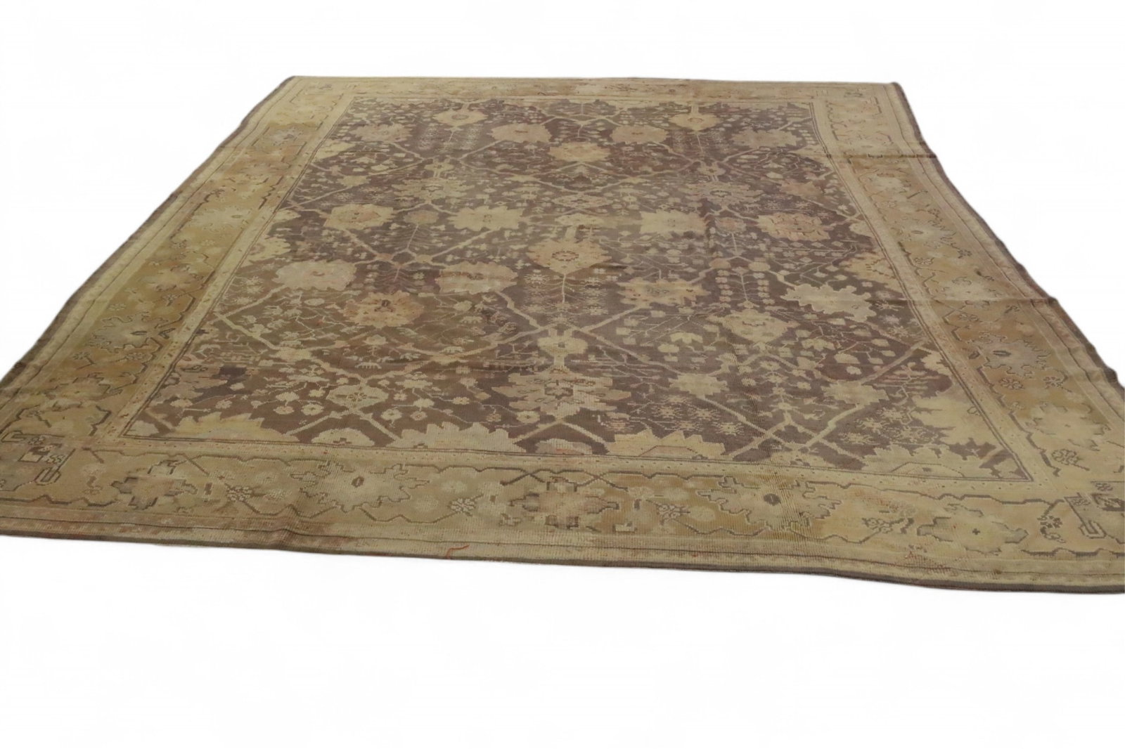 APPROX 10' 4" x 13' 2" HANDMADE WOOL RUG (1 of 4)