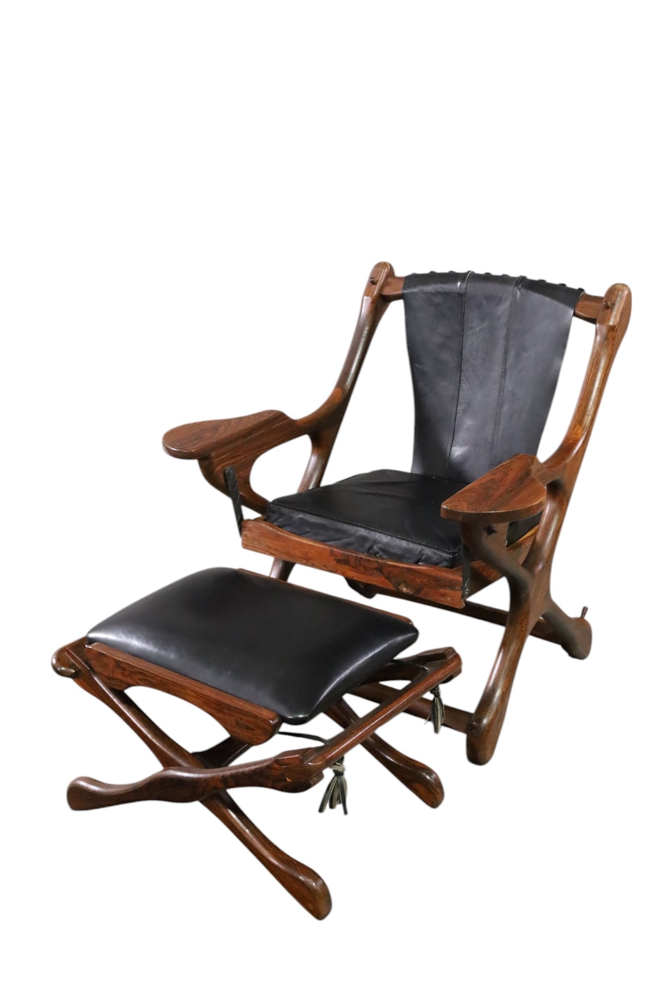 DON SHOEMAKER LOUNGE & FOOTSTOOL (1 of 9)