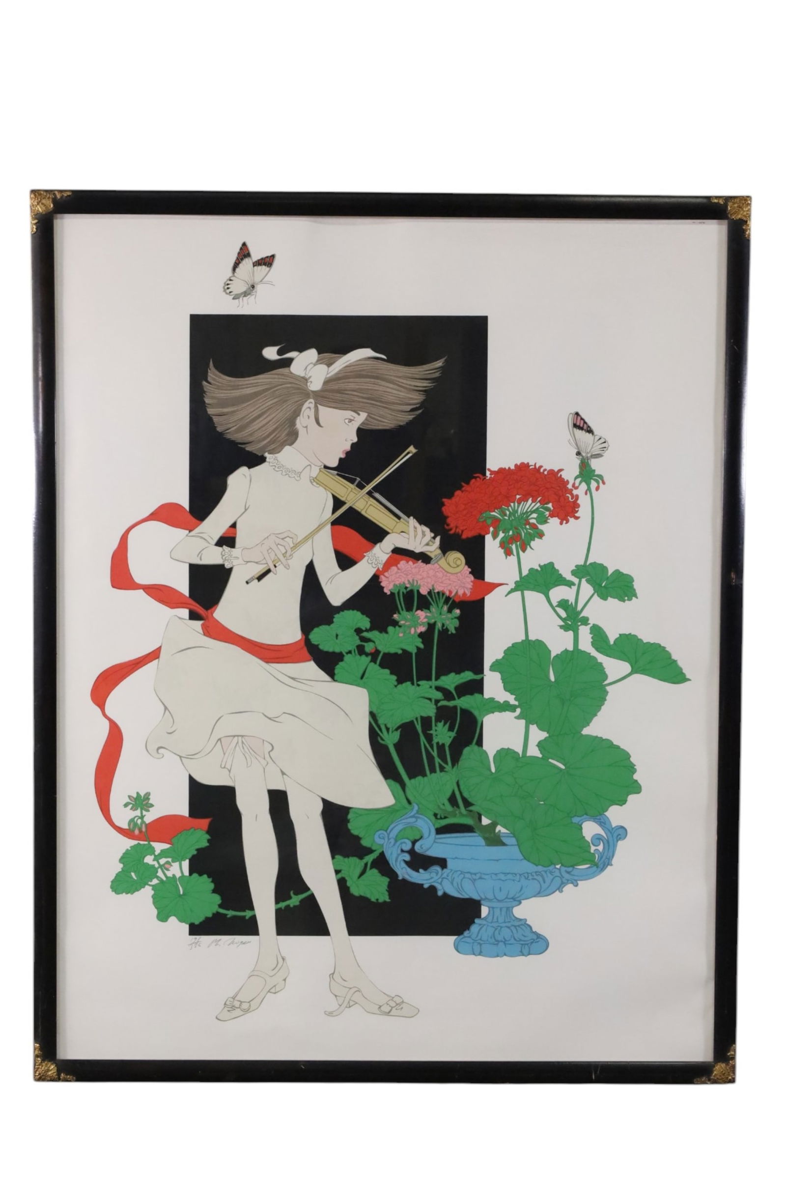 PHILLIPE NOYER FRAMED LITHOGRAPH (1 of 2)