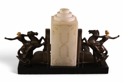 ART DECO FIGURAL LAMP