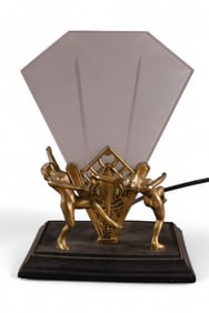 ART DECO LADY LAMP