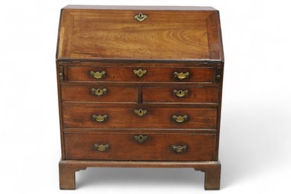 19TH CENTURY ENGLISH DROP FRONT DESK