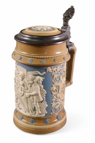 METTLACH GERMAN BEER STEIN
