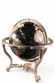 INLAID STONE GLOBE