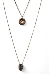 2 14K GOLD NECKLACES
