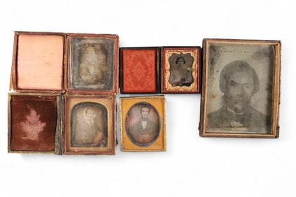 5 DAGUERREOTYPES & TIN TYPES