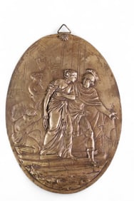 BRONZE WALL PLAQUE