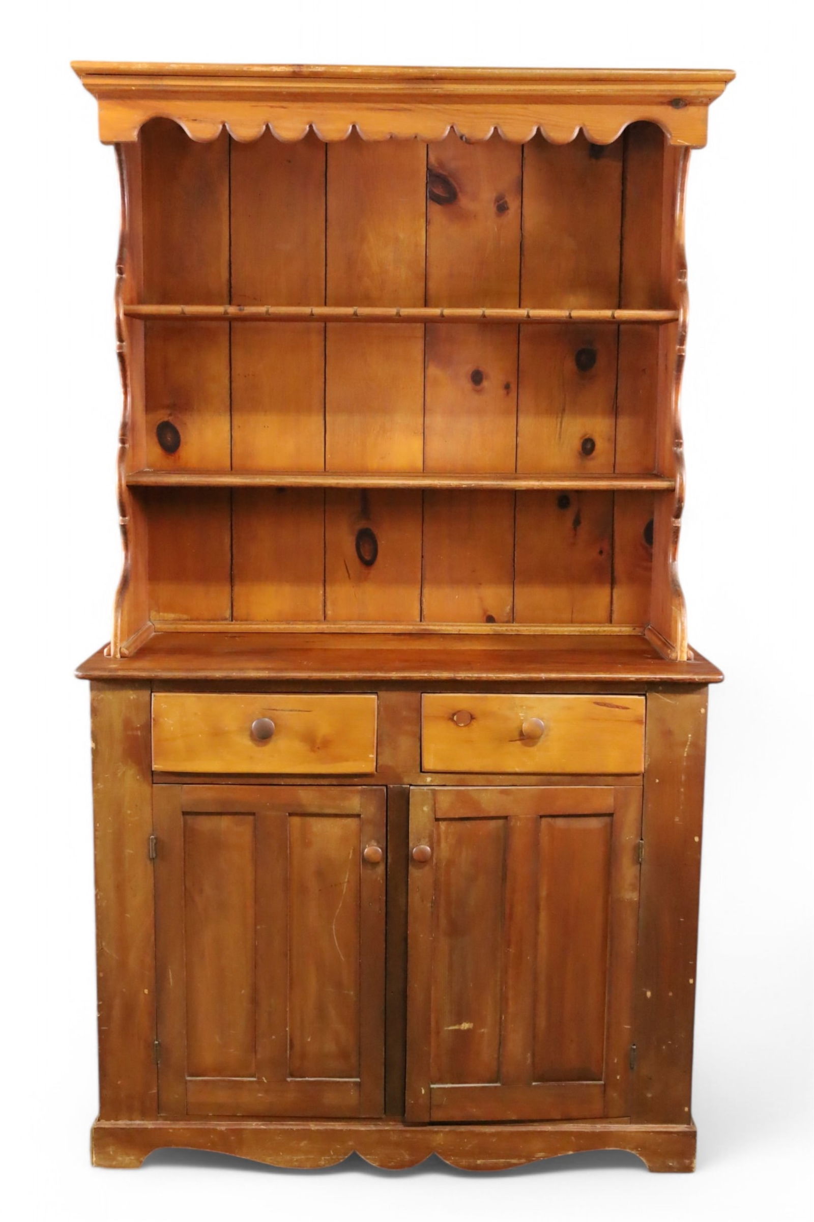 PRIMITIVE PINE HUTCH (1 of 3)