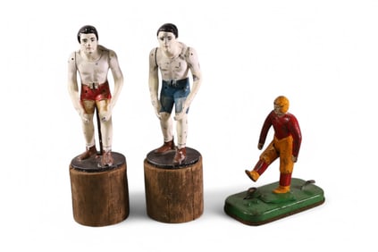 3 ANTIQUE TOY FIGURES