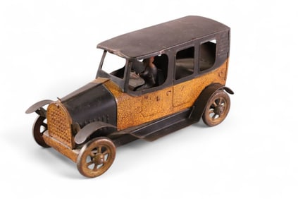 ANTIQUE TIN TAXI CAB