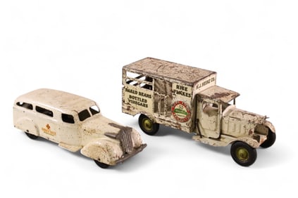 2 PRESSED STEEL TOYS