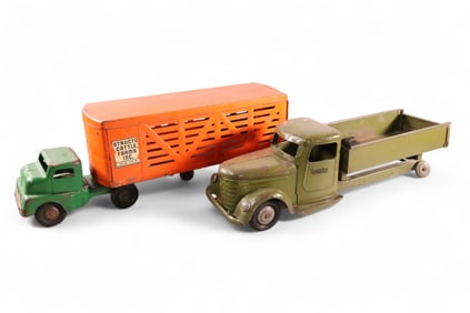 2 STRUCTO TOY TRUCKS