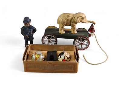 3 ANTIQUE TOYS
