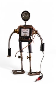 HOMEMADE ROBOT STATUE