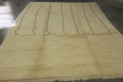 APPROX 11' x 13' MID CENTURY MODERN STYLE WOOL RUG
