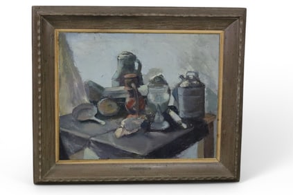 GLORIA DE VALLE BRYANT STILL LIFE OIL PAINTING