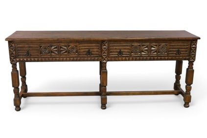 SPANISH STYLE TWO DRAWER BUFFET