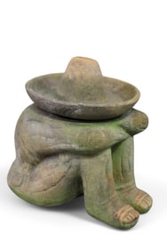 MEXICAN SLEEPING TERRA COTA FIGURE