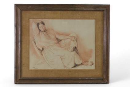 FRANCISCO ZUNIGA PASTEL PAINTING