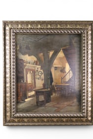1869 CARL MARIA SEYPPEL OIL PAINTING